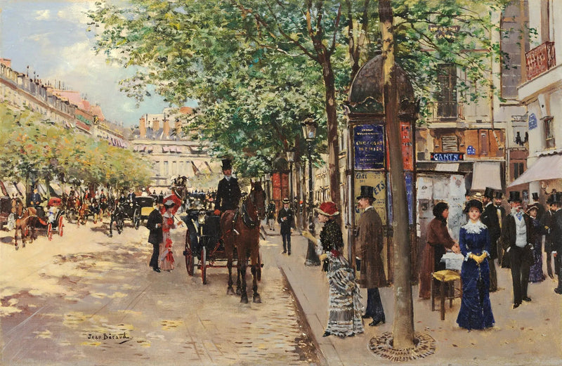 Cena de rua parisiense - Jean Béraud