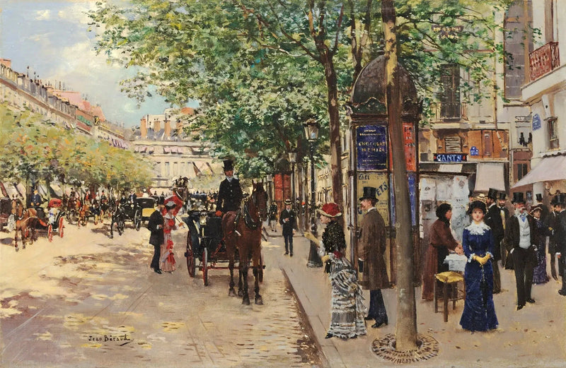 Cena de rua parisiense - Jean Béraud