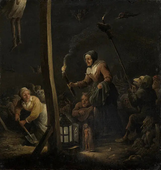 Cena de bruxa - David Teniers Júnior