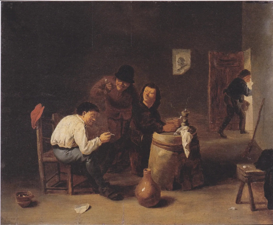 Cena de taberna - David Teniers Júnior