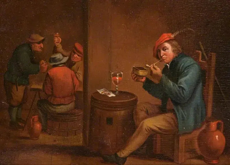 Cena de taberna - David Teniers Júnior