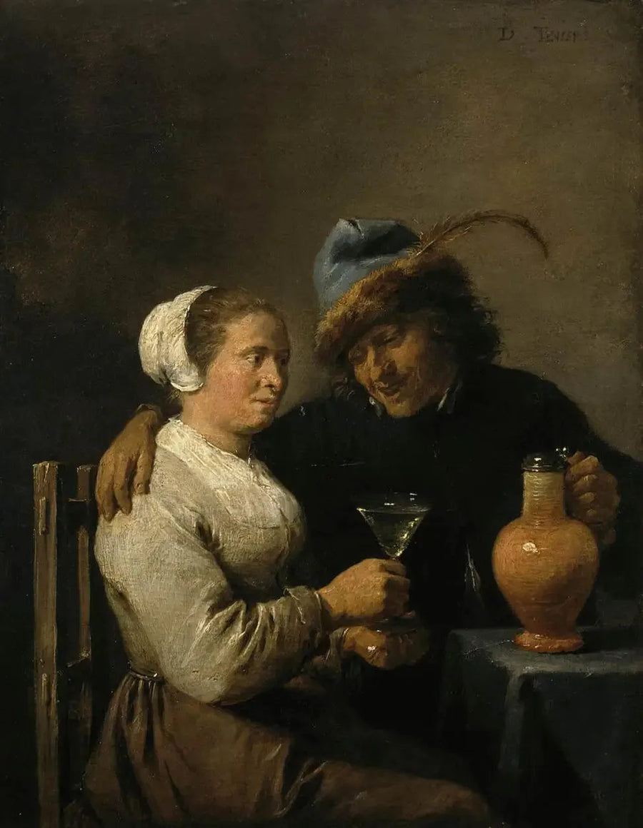 Cena de taberna - David Teniers Júnior