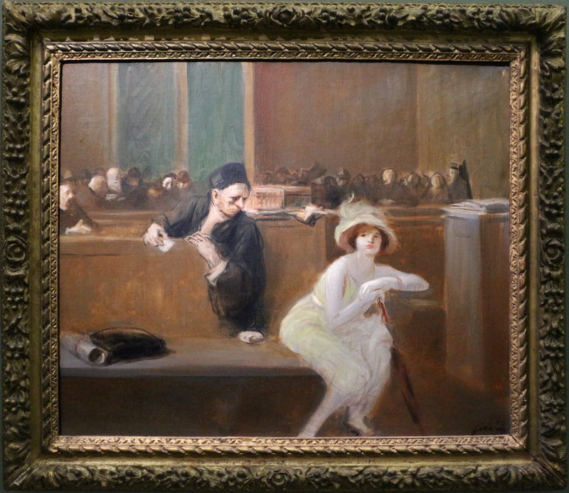 Cena de tribunal - Jean-Louis Forain