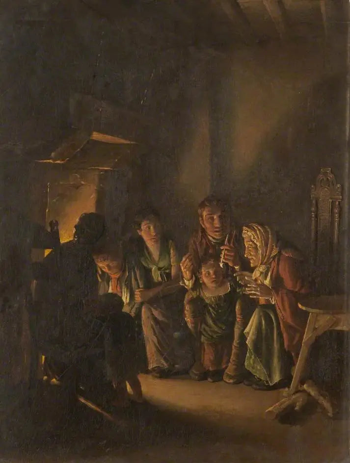 Cena doméstica - David Teniers Júnior