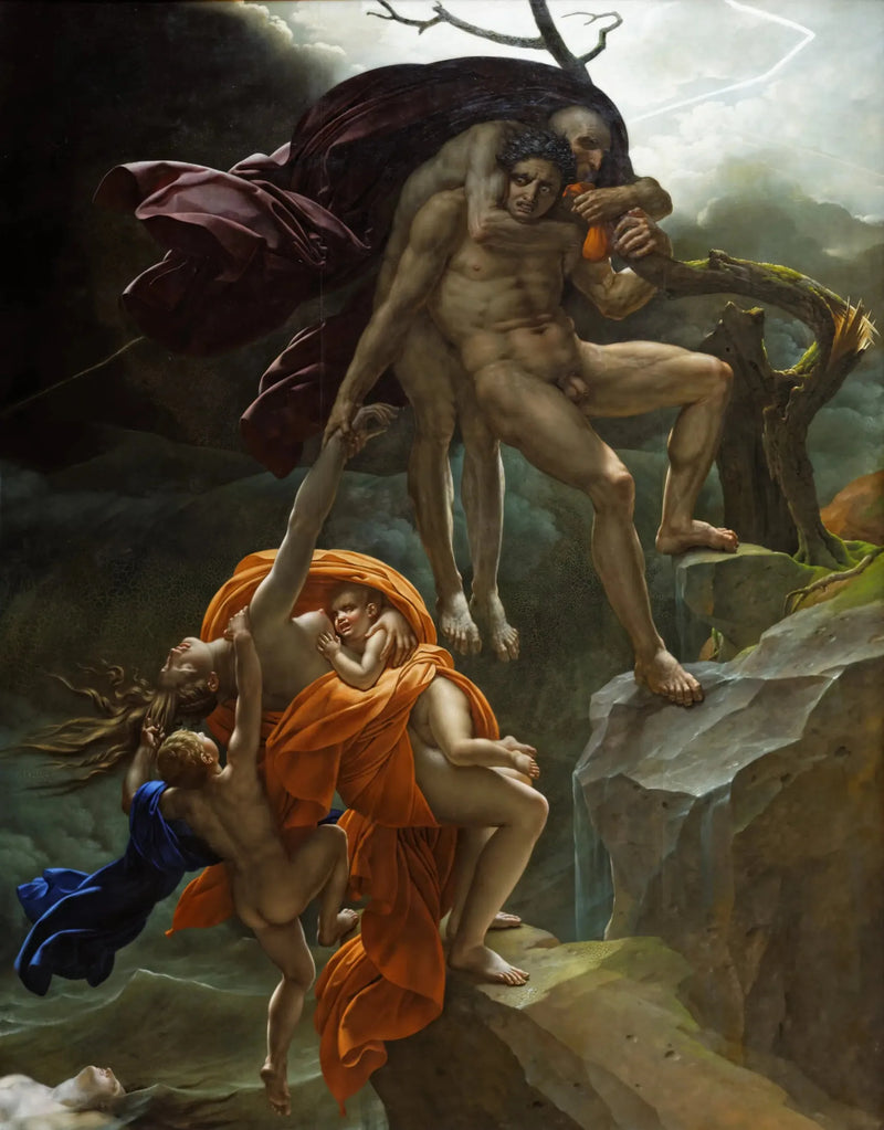 Cena do Dilúvio - Anne-Louis Girodet