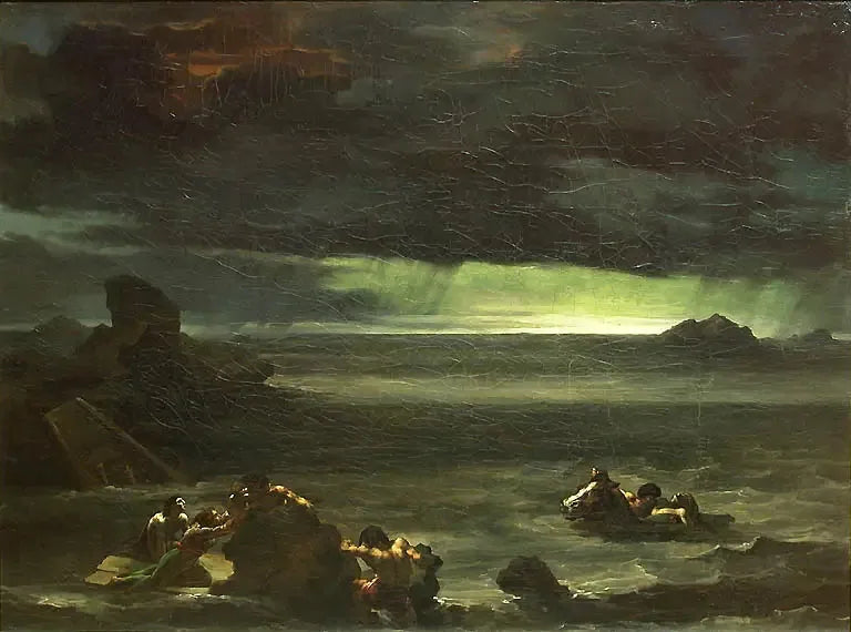 Cena do dilúvio - Théodore Géricault