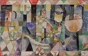 Cena do porto - Paul Klee
