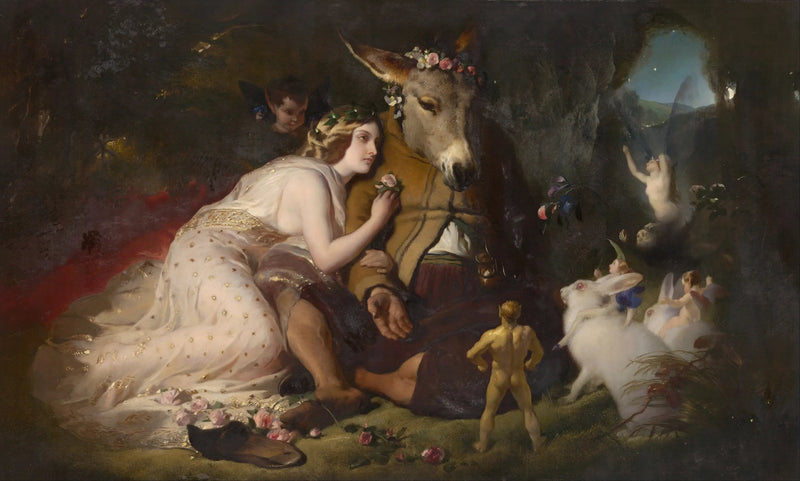 Cena do Sonho de uma Noite de Verão - Edwin Henry Landseer