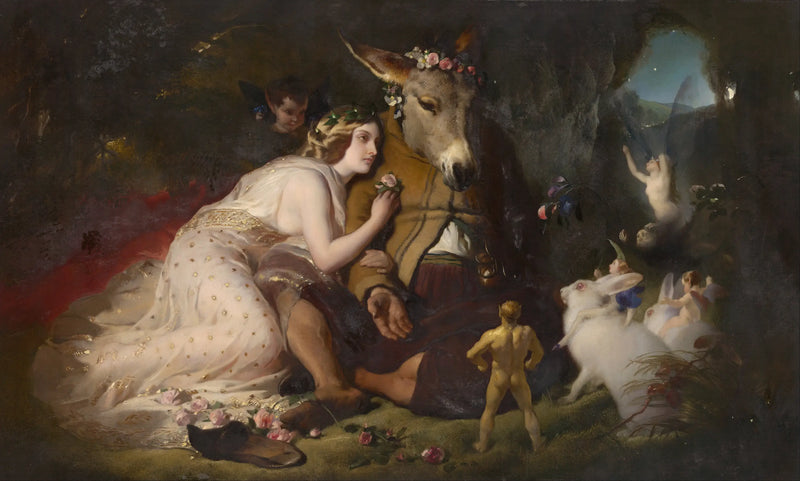 Cena do Sonho de uma Noite de Verão - Edwin Henry Landseer