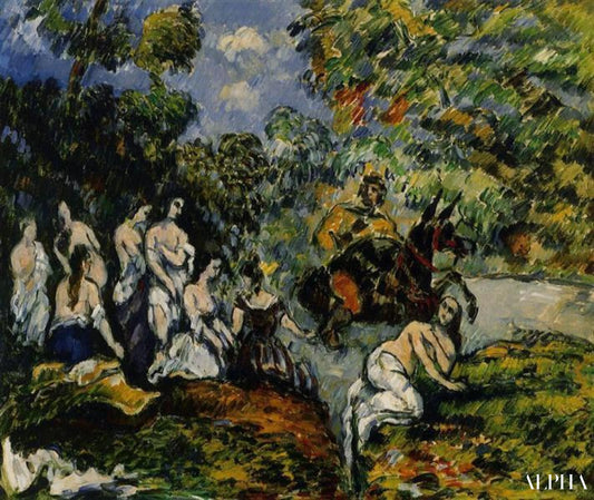 Scène légendaire, vers 1878 - Paul Cézanne - Reproductions de tableaux et peintures haut de gamme