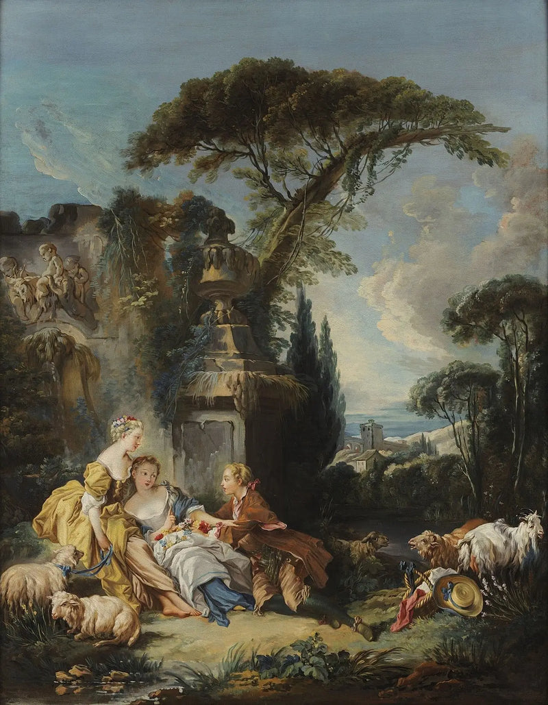 Cena pastoral - François Boucher