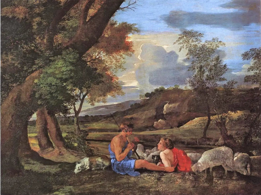 Cena pastoral - Nicolas Poussin