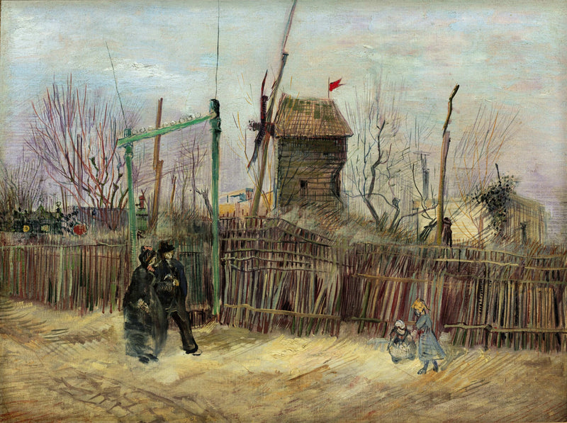 Cena de rua em Montmartre - Vincent van Gogh