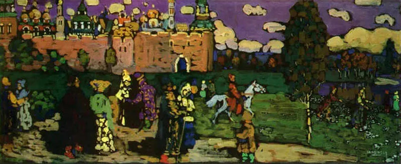 Cena russa - Vassily Kandinsky