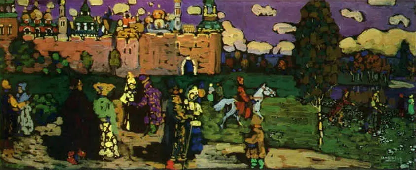 Cena russa - Vassily Kandinsky