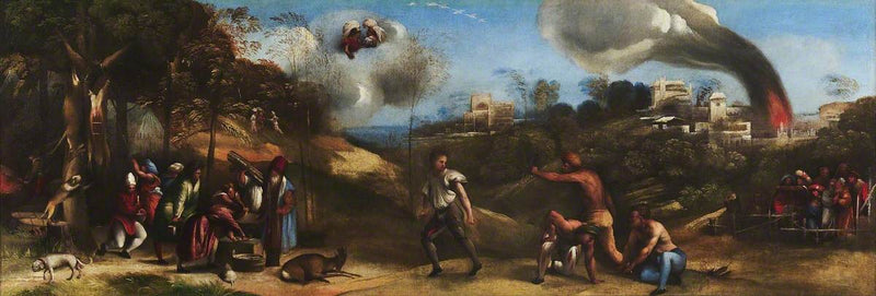 Scènes de l'Énéide : Les Jeux siciliens - Dosso Dossi