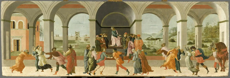 Cenas da história de Virgínia - Filippino Lippi