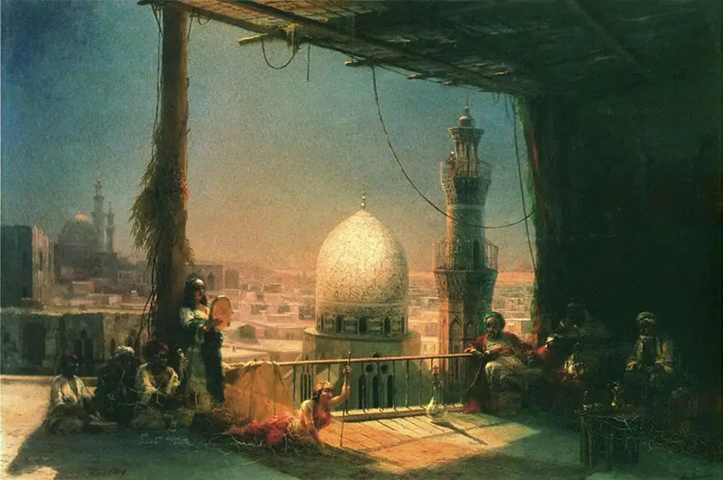 Cenas da vida do Cairo - Ivan Aïvazovski