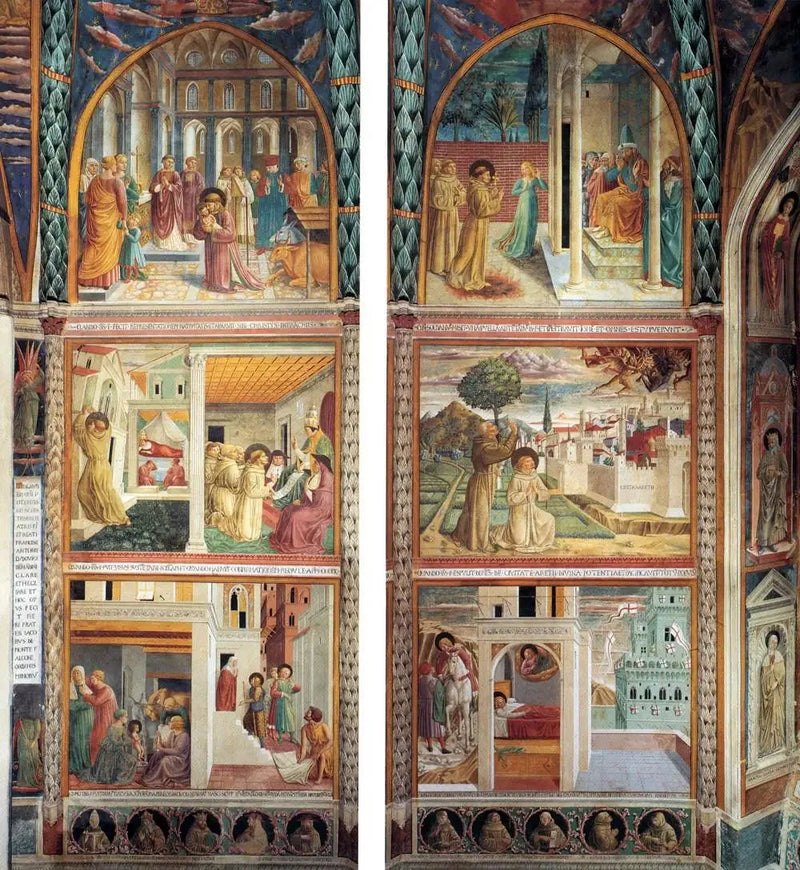 Cenas da vida de São Francisco - Benozzo Gozzoli