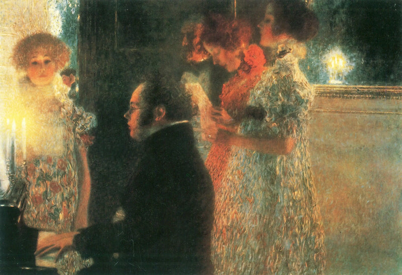 Schubert ao piano II - Gustav Klimt