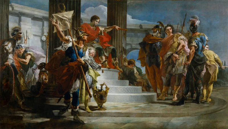 Escipião Africano libertando Massiva - Giovanni Battista Tiepolo