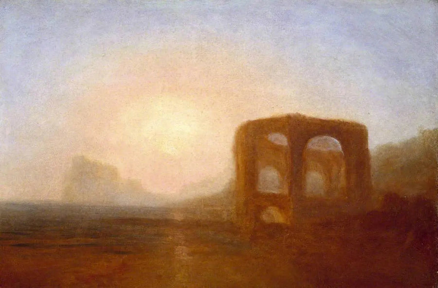 Costa com Ruína, provavelmente a Baía de Baiae - J. M. W. Turner