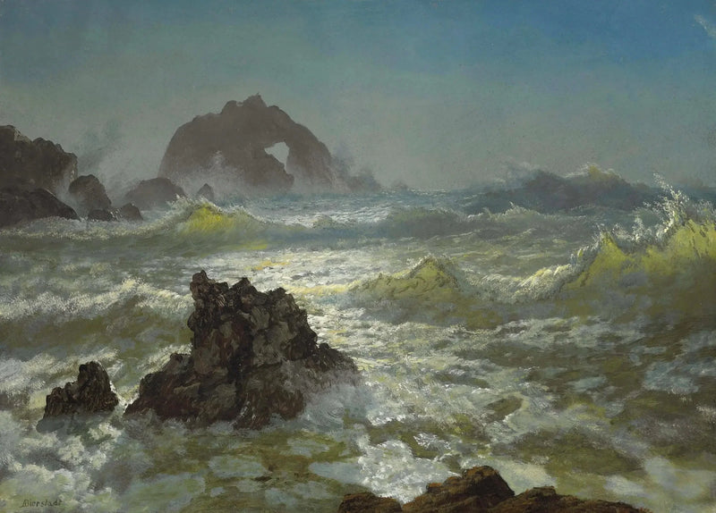 Seal Rock, Califórnia - Albert Bierstadt