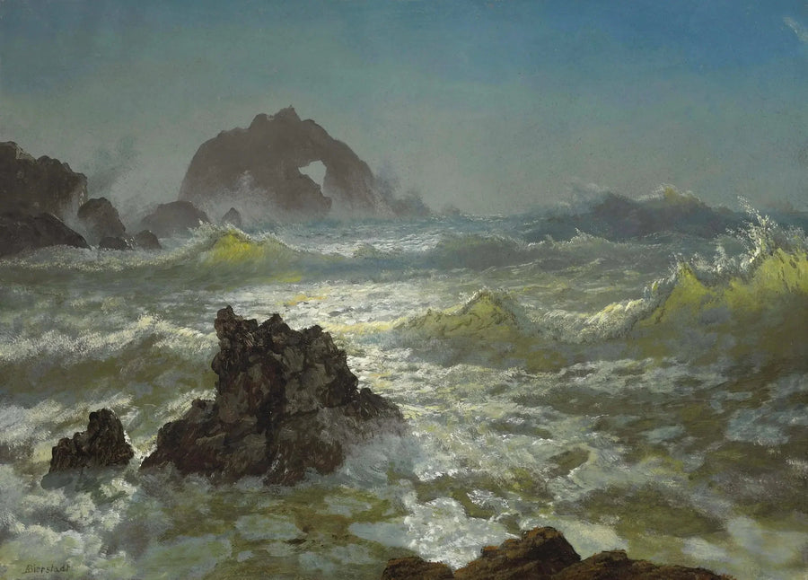 Seal Rock, Califórnia - Albert Bierstadt