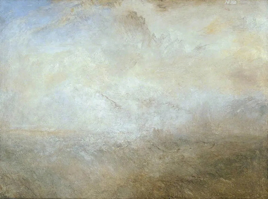 Paisagem Marinha com Costa Distante - J. M. W. Turner