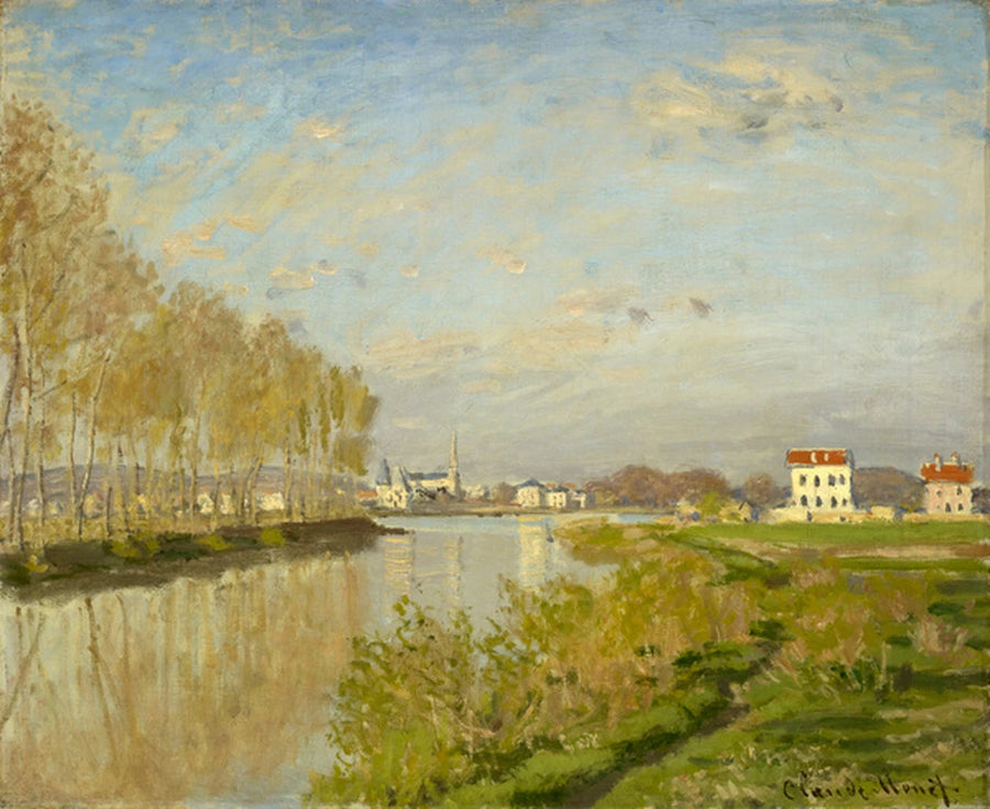 O Sena em Argenteuil W198 - Claude Monet