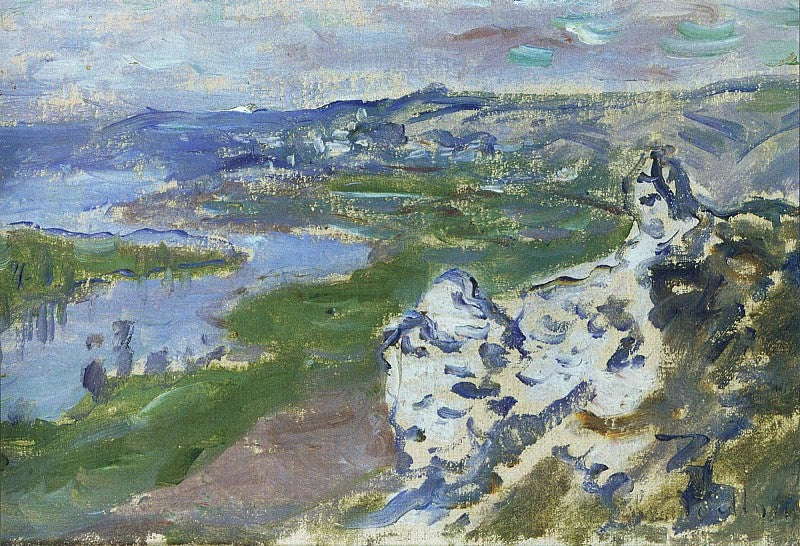 O Sena visto das alturas de Chantemesle W671 - Claude Monet