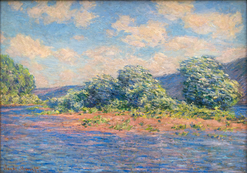 O Sena em Port-Villez W1263 - Claude Monet