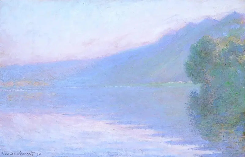 O Sena em Port-Villez W1370 - Claude Monet