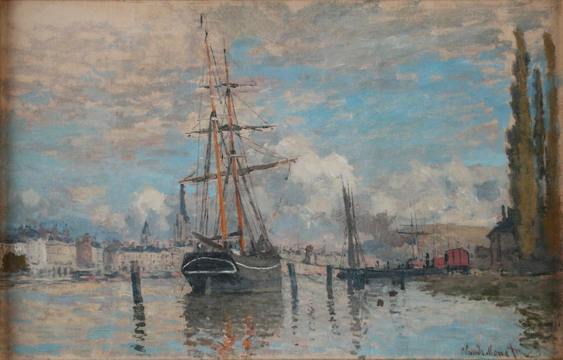 O Sena em Rouen W218 - Claude Monet