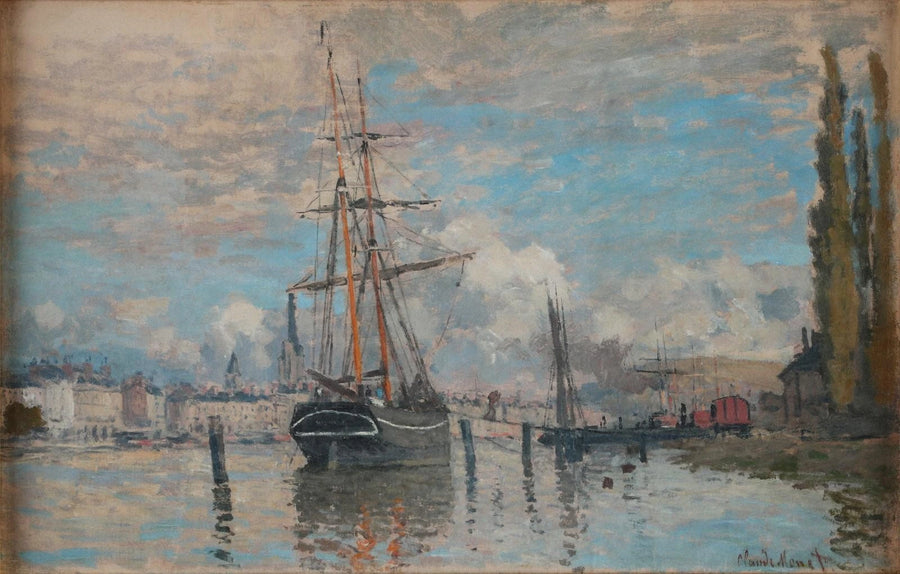 O Sena em Rouen W218 - Claude Monet