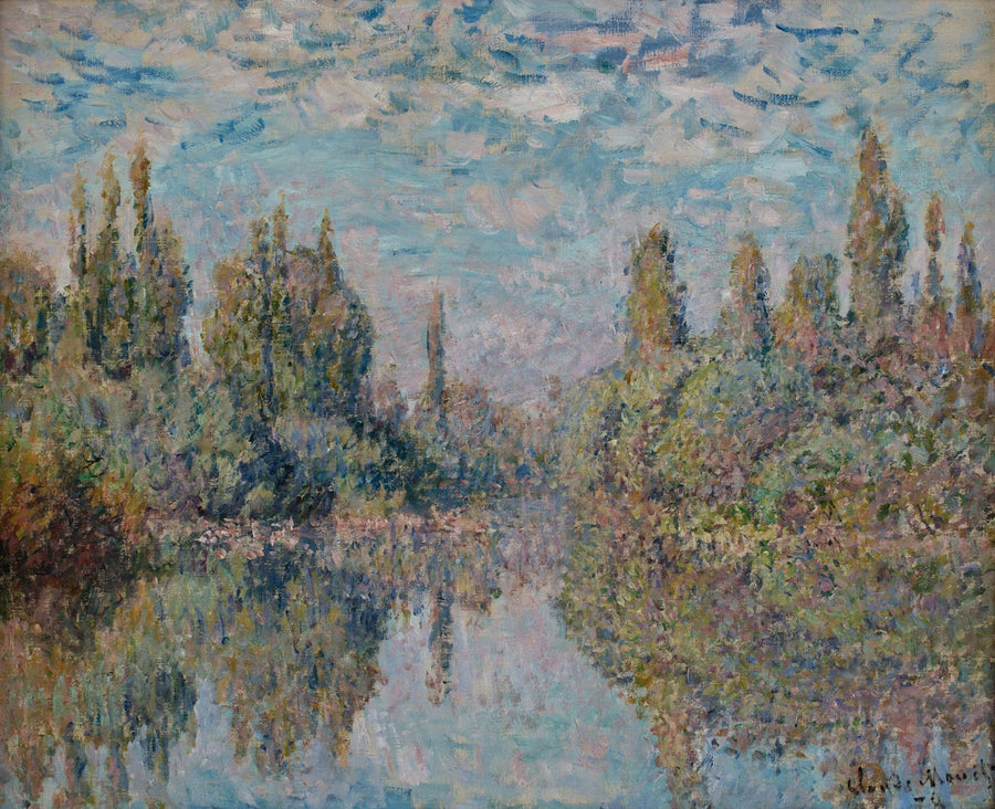 O Sena em Vétheuil W481 - Claude Monet