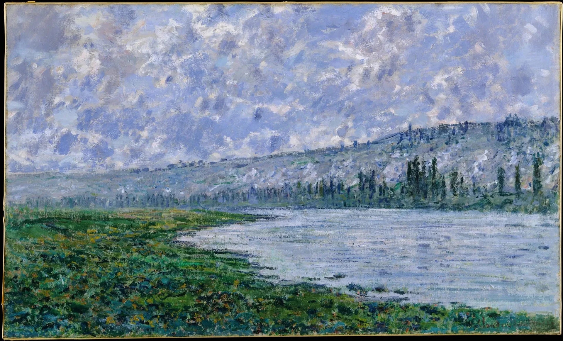 La Seine à Vétheuil W599 par Claude Monet, Metropolitan Museum of Art