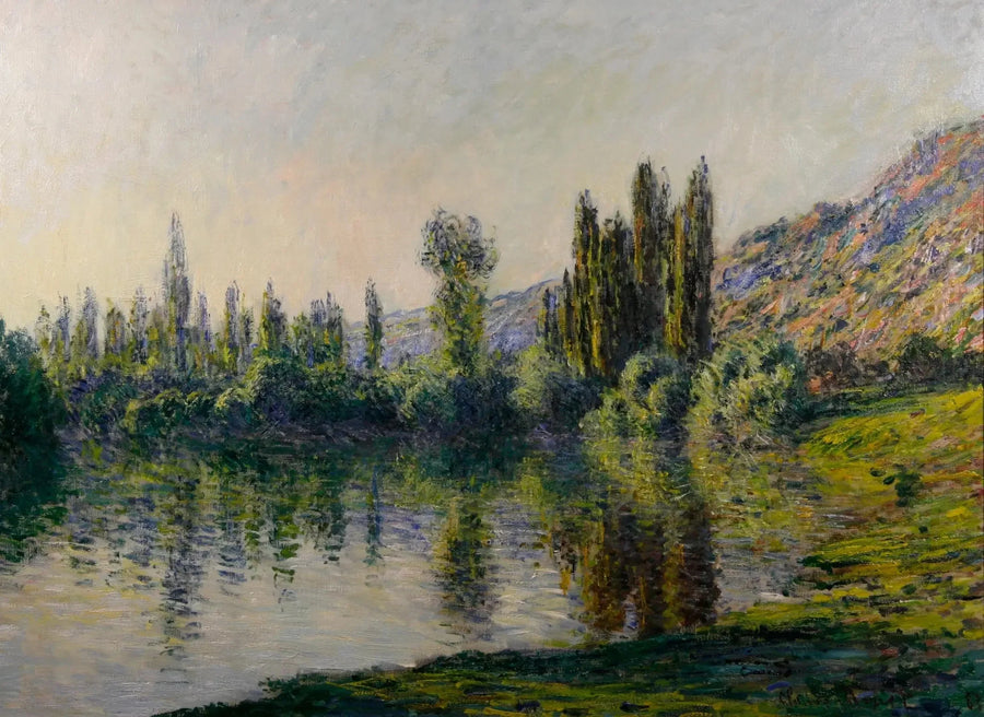 O Sena em Vétheuil W673 - Claude Monet