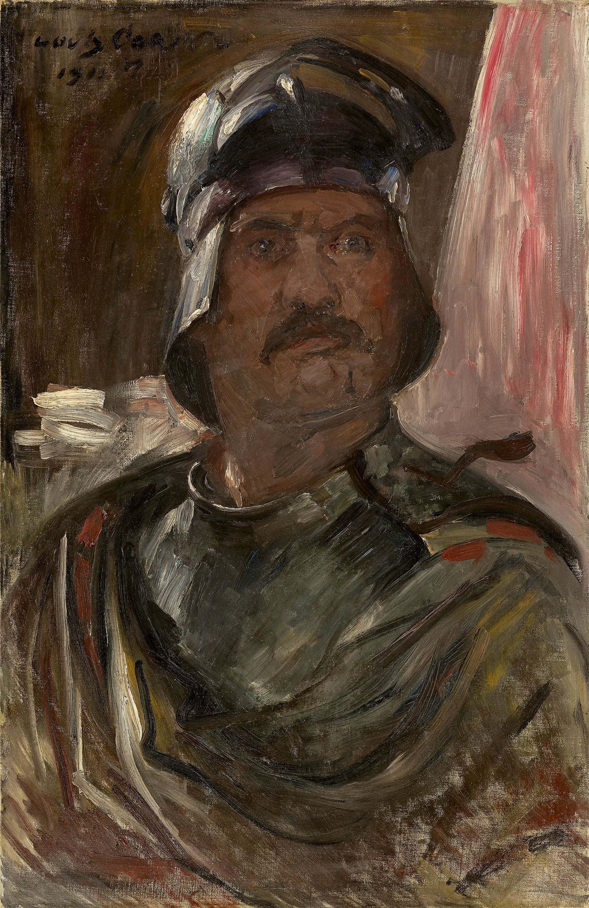 Selbstporträt im Harnisch - Lovis Corinth image 1 copie peinte à la main à l’huile