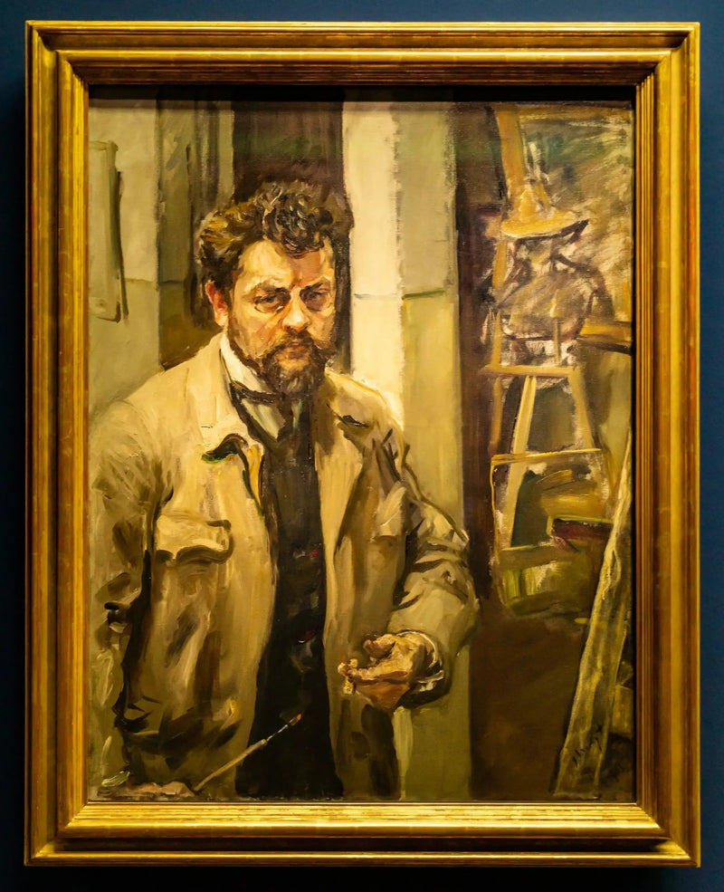 Auto-retrato no estúdio - Max Slevogt