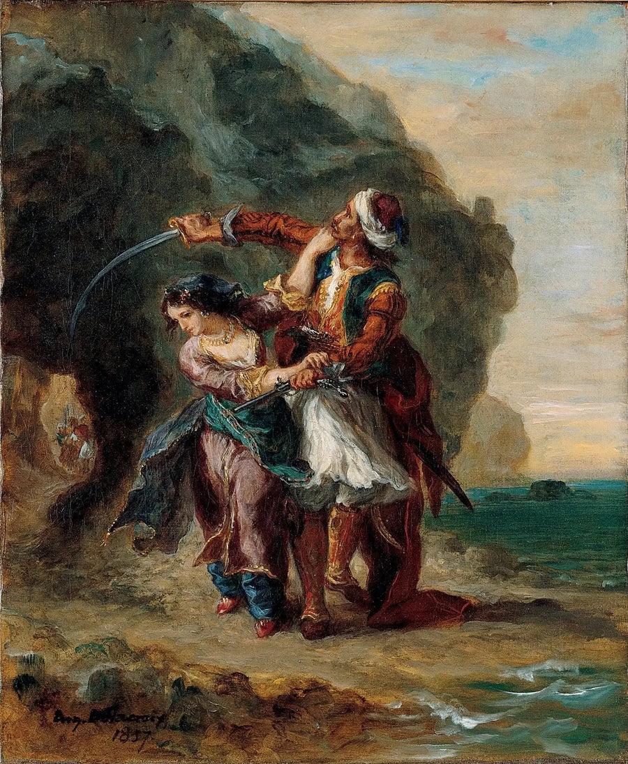 Selim e Zuleika - Eugène Delacroix