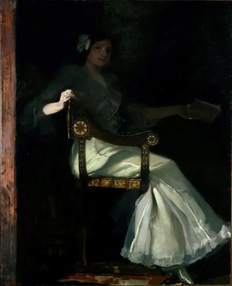 Senhora de Sorolla em branco - Joaquín Sorolla