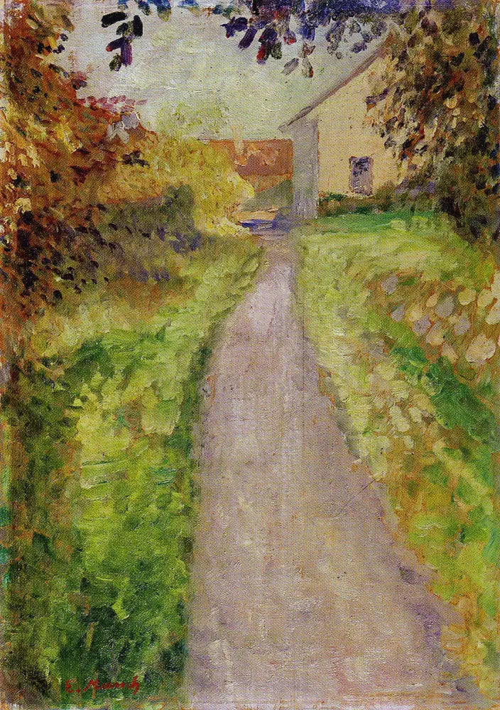 Trilha de jardim - Edvard Munch
