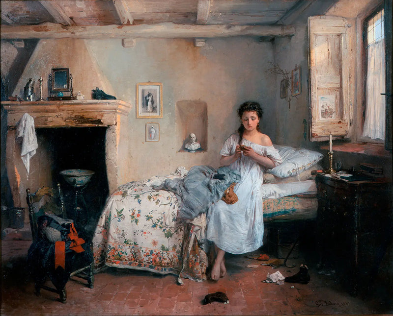 Sentimento de tristeza - Gerolamo Induno