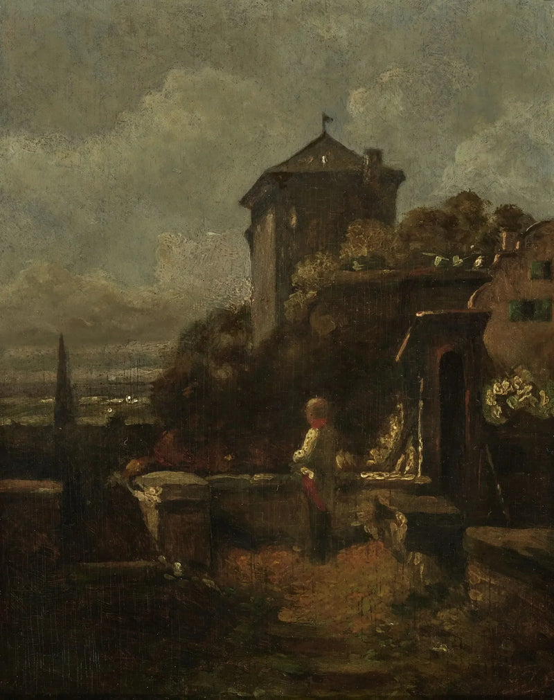 Sentinela nas muralhas - Carl Spitzweg