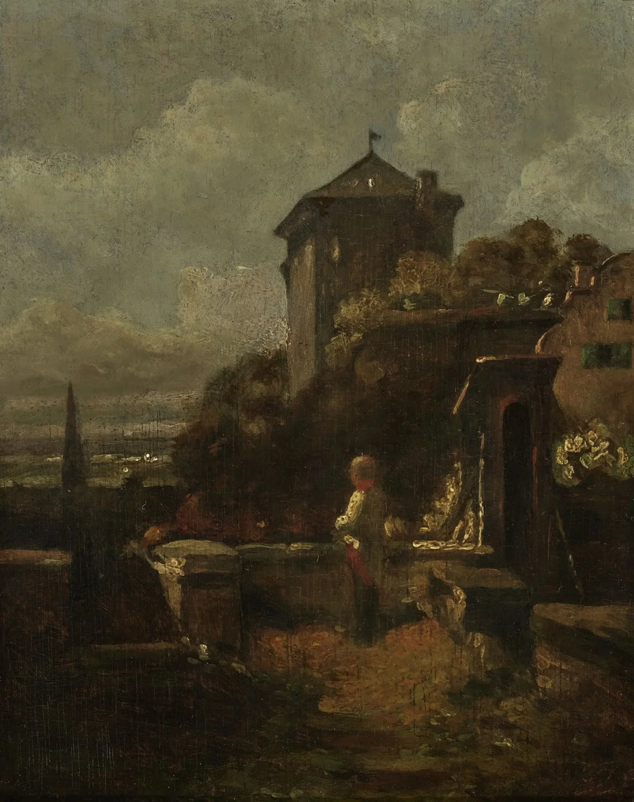 Sentinela nas muralhas - Carl Spitzweg