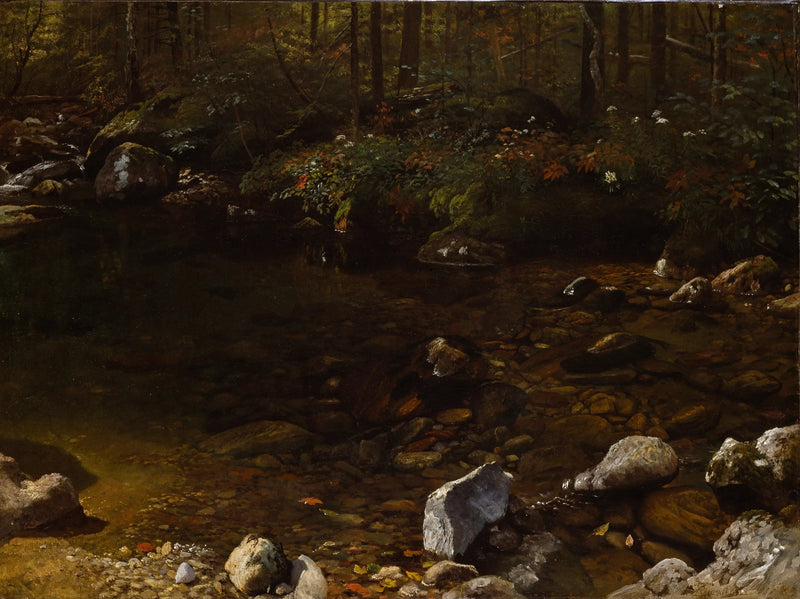 Piscina Sombria, Montanhas Brancas, New Hampshire - Albert Bierstadt