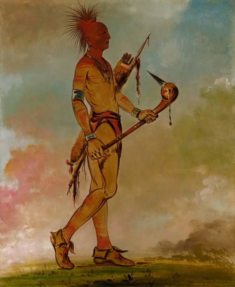 Shin-ga-wás-sa, belo pássaro - George Catlin