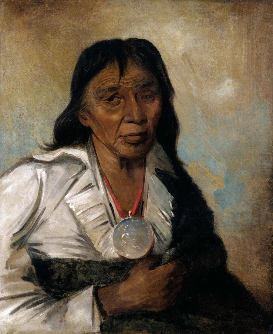 Shin-gós-se-moon, Grande Vela, um Chefe - George Catlin