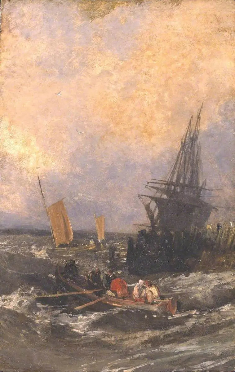 Envio por um Quebra-mar - J. M. W. Turner